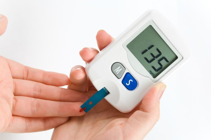 Auto -medición dos niveis de glicosa no sangue na diabetes mellitus