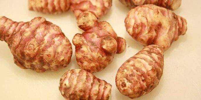 Alcachofa de Xerusalén para o tratamento da diabetes