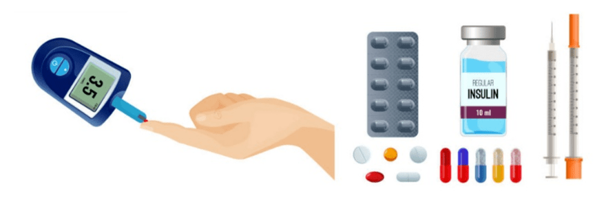 Os pacientes diabéticos deben controlar os seus niveis de azucre no sangue e tomar os medicamentos necesarios