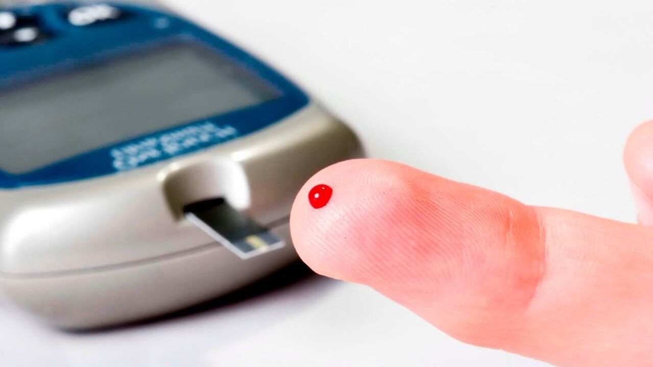 medición de azucre no sangue